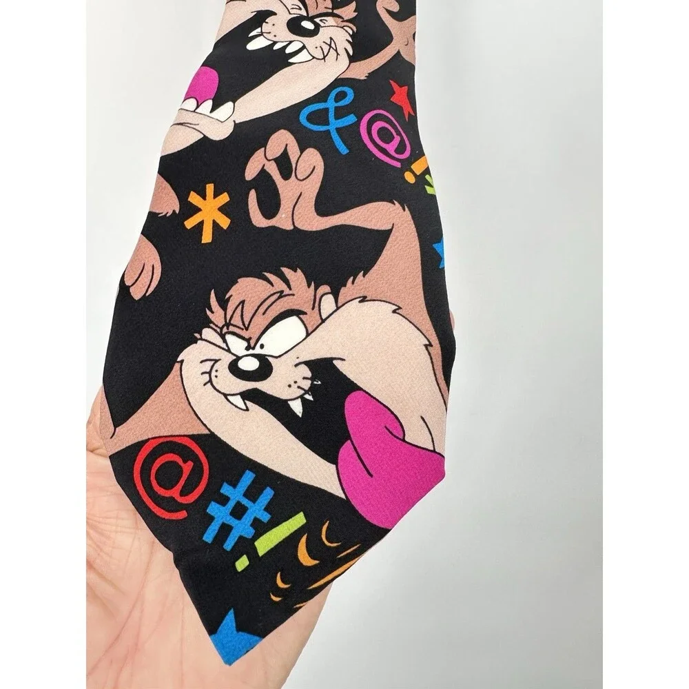 RARE 1993 Warner‎ Bros Looney Tunes Cartoon Character Neck Tie Vintage